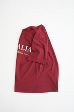 Load image into Gallery viewer, 90&#39;S &quot;ITALIA&quot; EMBROIDERED SOUVENIR TEE
