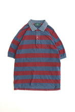 Load image into Gallery viewer, 90&#39;S &quot;FRED PERRY&quot; LONDON STRIPE POLO SHIRT MADE IN ITALY

