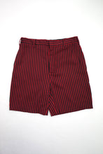 Load image into Gallery viewer, 60&#39;S UNKNOWN STRIPE SHORT SLACKS
