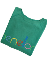 Load image into Gallery viewer, 80&#39;S &quot;UNITED COLORS OF BENETTON&quot; MULTI COLOR LOGO SWEATSHIRT
