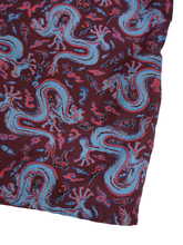 Load image into Gallery viewer, 50&#39;S &quot;FAULTLESS NOBELT&quot; ORIENTAL DRAGON PATTERN PAJAMA SHIRT
