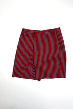 Load image into Gallery viewer, 60&#39;S UNKNOWN STRIPE SHORT SLACKS
