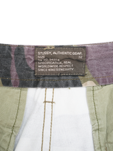 Load image into Gallery viewer, 00&#39;S &quot;STUSSY&quot; PURPLE CAMO TACTICAL PANTS
