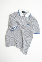 画像をギャラリービューアに読み込む, 90&#39;S &quot;FRED PERRY&quot; DOUBLE STRIPE POLO SHIRT MADE IN ITALY
