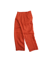Load image into Gallery viewer, 90&#39;S &quot;J.HARBOR&quot; LINEN THREE-TUCK PANTS
