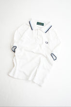 画像をギャラリービューアに読み込む, 90&#39;S &quot;FRED PERRY&quot; M12 WHITE MADE IN ENGLAND
