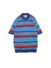 Load image into Gallery viewer, 70&#39;S &quot;TOWNCRAFT&quot; STRIPE S/S KNIT
