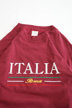 Load image into Gallery viewer, 90&#39;S &quot;ITALIA&quot; EMBROIDERED SOUVENIR TEE
