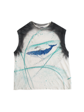 Load image into Gallery viewer, 90&#39;S &quot;DR.NOKI&quot; REMAKED WHALES AND DOLPHINS SLEEVELESS TEE
