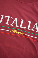 Load image into Gallery viewer, 90&#39;S &quot;ITALIA&quot; EMBROIDERED SOUVENIR TEE
