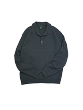 Load image into Gallery viewer, 90‘S &quot;J.CREW&quot; L/S CABLE KNIT POLO SHIRT
