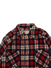 画像をギャラリービューアに読み込む, 70&#39;S &quot;SEARS&quot; PLAID PRINT FLANNEL SHIRT
