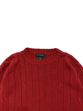 Load image into Gallery viewer, 90&#39;S &quot;J.CREW&quot; COTTON CABLE KNIT
