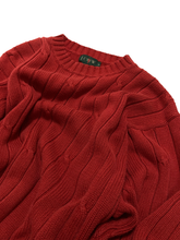 Load image into Gallery viewer, 90&#39;S &quot;J.CREW&quot; COTTON CABLE KNIT
