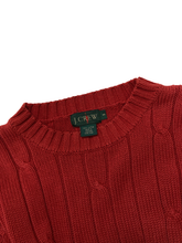 画像をギャラリービューアに読み込む, 90&#39;S &quot;J.CREW&quot; COTTON CABLE KNIT
