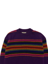 画像をギャラリービューアに読み込む, 80&#39;S &quot;UNITED COLORS OF BENETTON&quot; SHETLAND WOOL STRIPE KNIT
