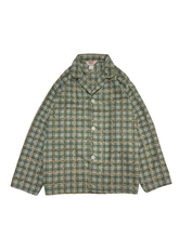 画像をギャラリービューアに読み込む, 70&#39;S &quot;BROOKS SLEEPWEAR&quot; PRINT CHECK PATTERN PAJAMA SHIRT
