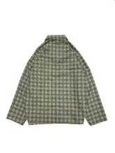 画像をギャラリービューアに読み込む, 70&#39;S &quot;BROOKS SLEEPWEAR&quot; PRINT CHECK PATTERN PAJAMA SHIRT
