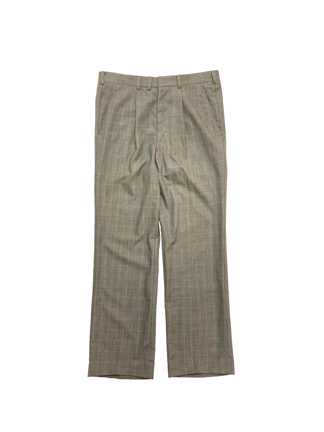 60'S UNKNOWN CHECK PATTERN SLACKS