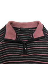 画像をギャラリービューアに読み込む, 90&#39;S &quot;BARNEYS NEWYORK&quot; HALF-ZIP STRIPE KNIT
