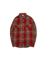 Load image into Gallery viewer, 80&#39;S &quot;SEARS&quot; PLAID FLANNEL SHIRT MADE IN JAMAICA
