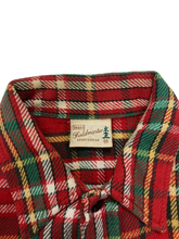 Load image into Gallery viewer, 80&#39;S &quot;SEARS&quot; PLAID FLANNEL SHIRT MADE IN JAMAICA
