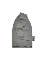 Load image into Gallery viewer, &quot;GAP&quot; HALF-ZIP COTTON RIB KNIT GRAY
