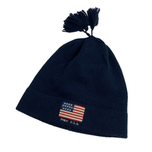 Load image into Gallery viewer, &quot;POLO RALPH LAUREN&quot; US FLAG TASSEL BEANIE
