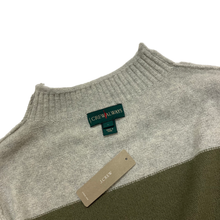 Load image into Gallery viewer, NOS &quot;J.CREW&quot; MOCK NECK BORDER KNIT
