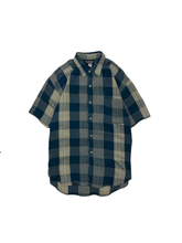 Load image into Gallery viewer, &quot;ST.RÉMO&quot; LINEN TOUCH RAYON S/S PLAID SHIRT
