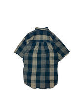 Load image into Gallery viewer, &quot;ST.RÉMO&quot; LINEN TOUCH RAYON S/S PLAID SHIRT
