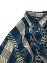 Load image into Gallery viewer, &quot;ST.RÉMO&quot; LINEN TOUCH RAYON S/S PLAID SHIRT
