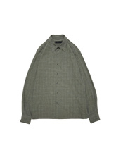 Load image into Gallery viewer, &quot;BARNEYS NEWYORK&quot; PLAID COTTON SHIRT MADE IN ITALY
