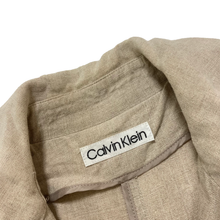 画像をギャラリービューアに読み込む, 90&#39;S &quot;Calvin Klein&quot; LINEN SHIRT JACKET
