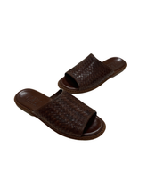 画像をギャラリービューアに読み込む, &quot;GNV&quot; LEATHER WOVEN SANDALS
