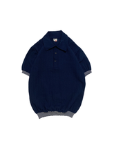 Load image into Gallery viewer, 70&#39;S &quot;LUXURY&quot; POLY KNIT POLO SHIRT
