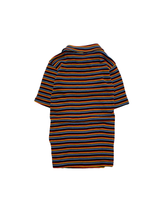 Load image into Gallery viewer, STRIPE KNIT POLO SHIRT MADE IN U.K
