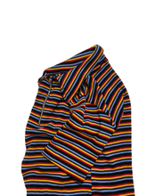 Load image into Gallery viewer, STRIPE KNIT POLO SHIRT MADE IN U.K
