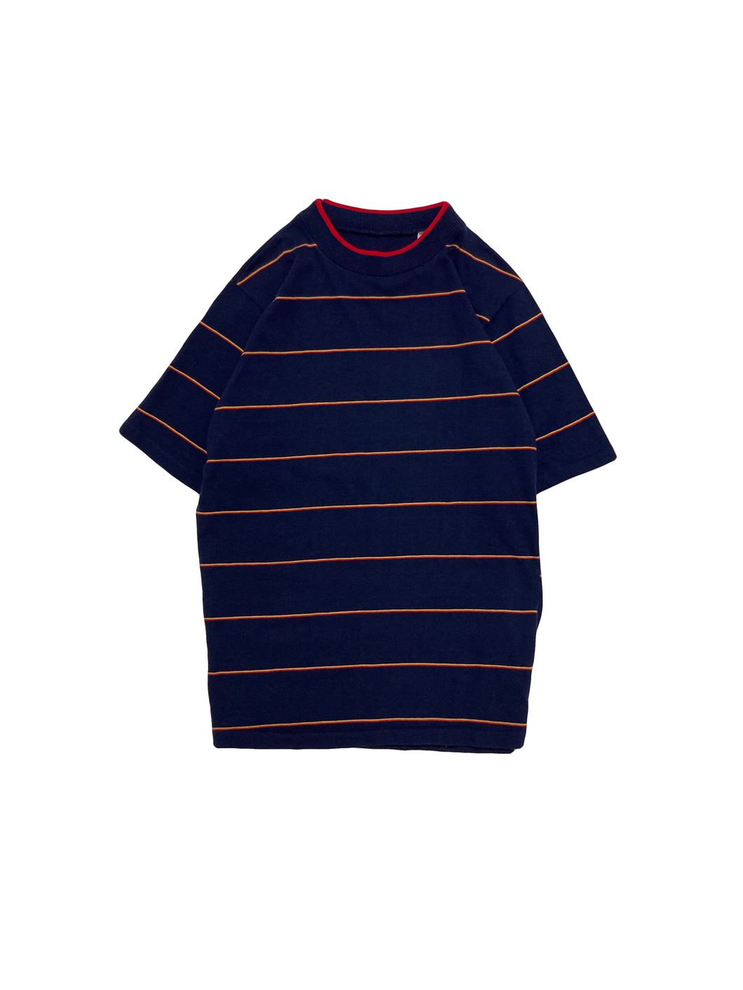 90'S STRIPE HIGH-NECK TEE