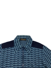 Load image into Gallery viewer, 70&#39;S &quot;LAWRENCE&quot; GEOMETRICAL PATTERN KNIT POLO
