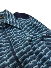 画像をギャラリービューアに読み込む, 70&#39;S &quot;LAWRENCE&quot; GEOMETRICAL PATTERN KNIT POLO
