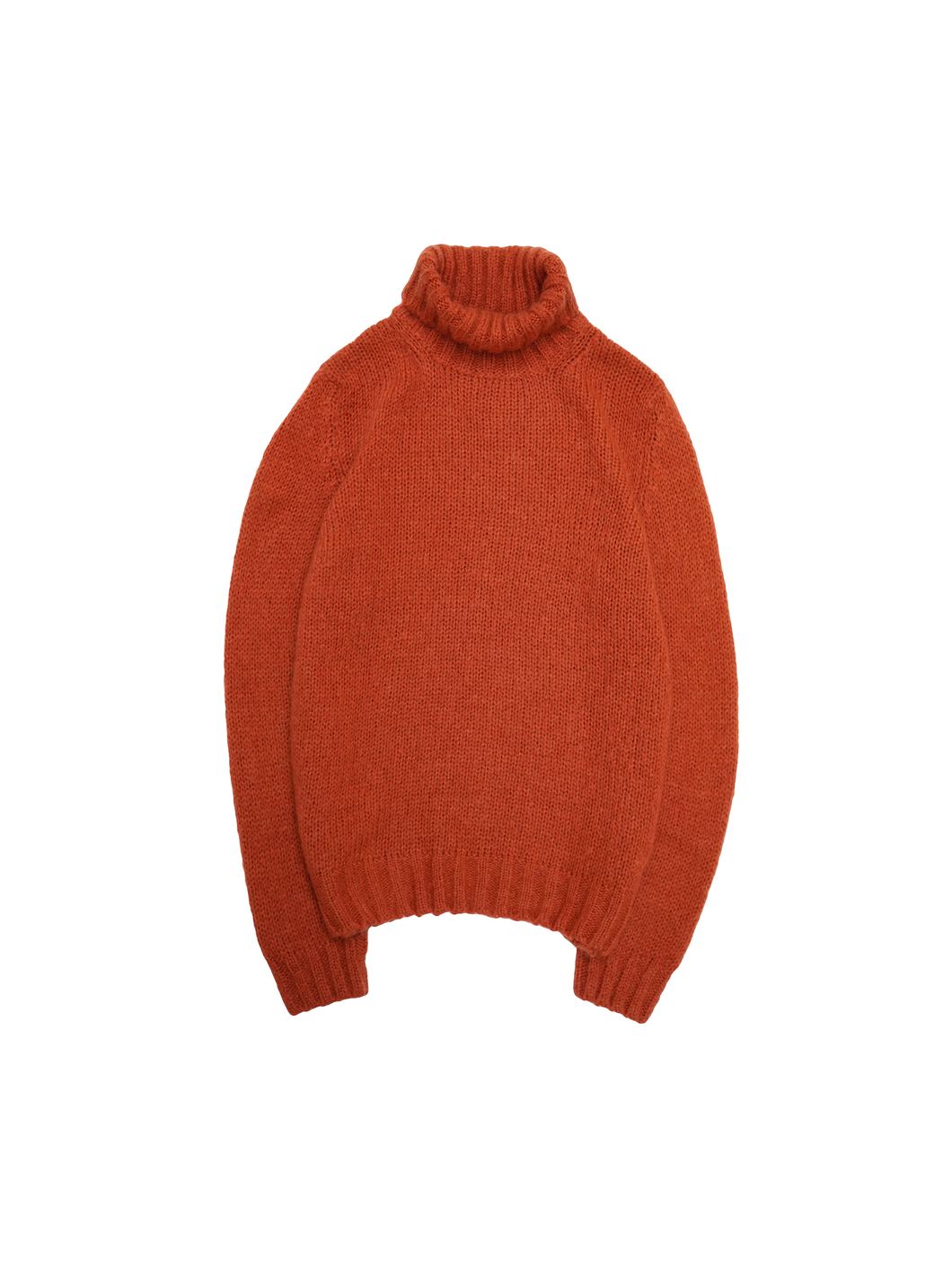 UNKNOWN HIGH NECK MOHAIR KNIT SWEATER