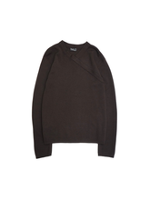 Load image into Gallery viewer, &quot;agnes b. homme&quot; CROSSOVER KNIT SWEATER
