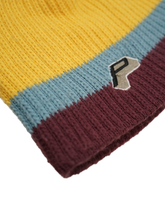 Load image into Gallery viewer, 90&#39;S &quot;P&quot; TRICOLOR BEANIE
