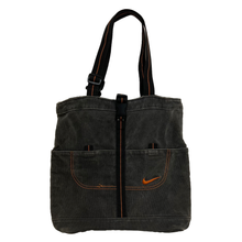 Load image into Gallery viewer, &quot;NIKE&quot; BLACK DENIM TOTE BAG
