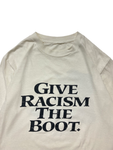 画像をギャラリービューアに読み込む, 90&#39;S &quot;TIMBERLAND&quot; GIVE RACISM THE BOOT TEE #1
