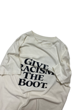 画像をギャラリービューアに読み込む, 90&#39;S &quot;TIMBERLAND&quot; GIVE RACISM THE BOOT TEE #1
