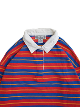 画像をギャラリービューアに読み込む, 90&#39;S &quot;BOUJOUR&quot;  STRIPE L/S POLO SHIRT
