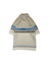 Load image into Gallery viewer, 70&#39;S &quot;VAN HEUSEN&quot; STRIPE KNIT POLO SHIRT
