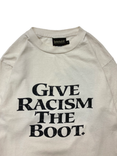 画像をギャラリービューアに読み込む, 90&#39;S &quot;TIMBERLAND&quot; GIVE RACISM THE BOOT TEE #2
